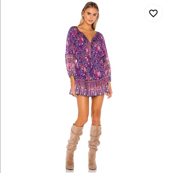 COPY Bohemian gypsy floral dress - Picture 4 of 11